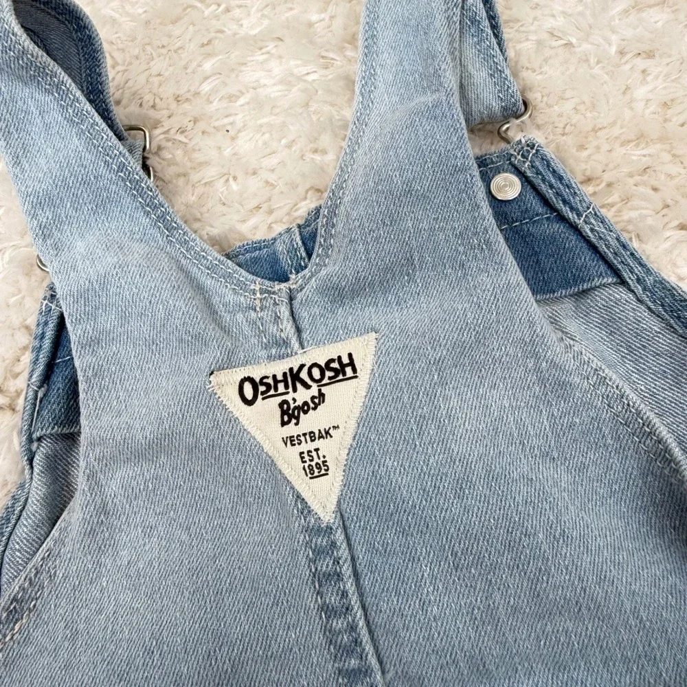OshKosh B'Gosh 18M Girl's Overall Dress Floral Boho Jumper Ana Vine Casual